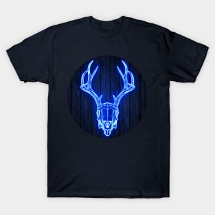 The neon blue Space-Deer T-Shirt